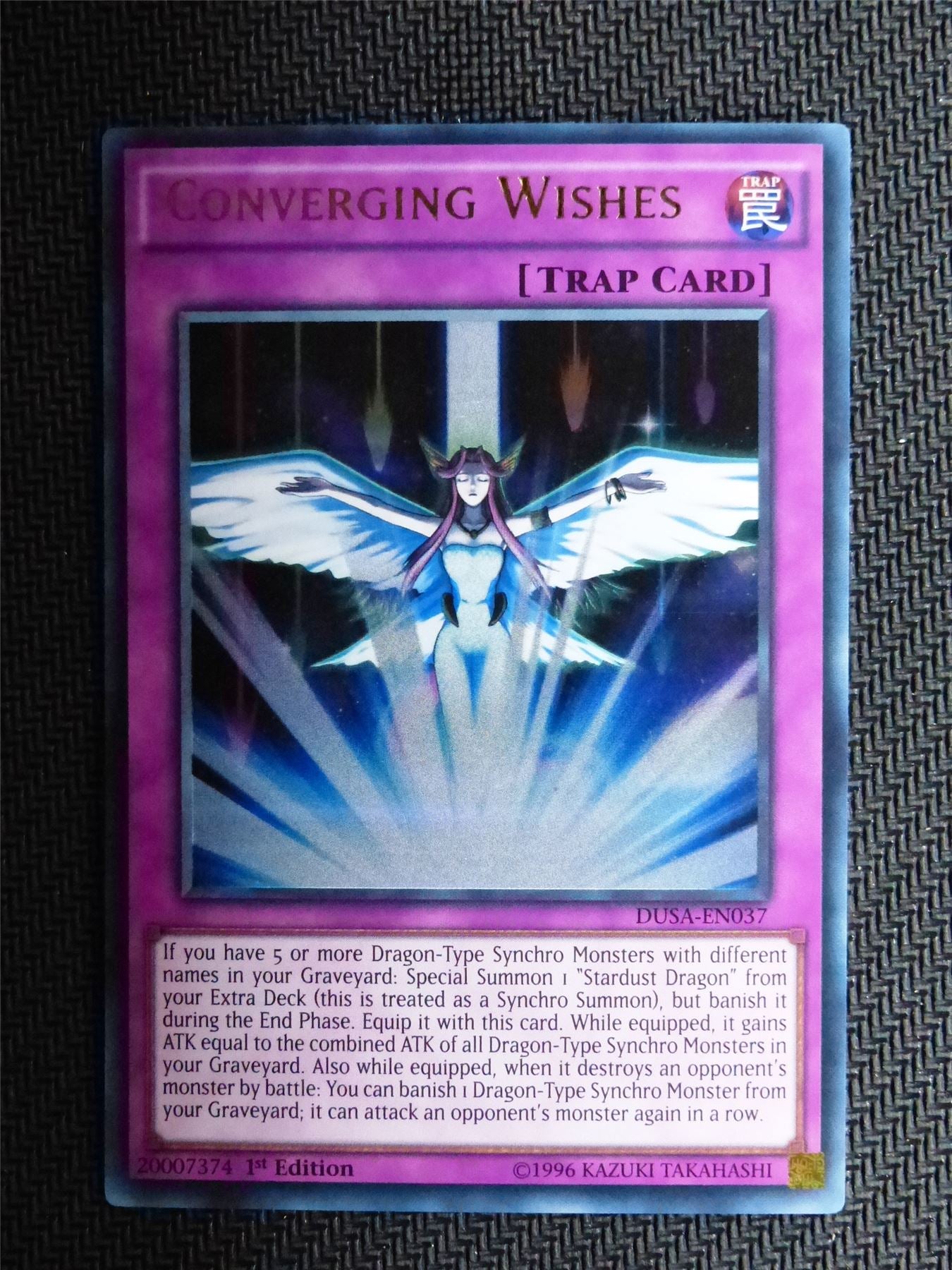 Converging Wishes - DUSA - Super Rare - Yugioh Card # 1H73