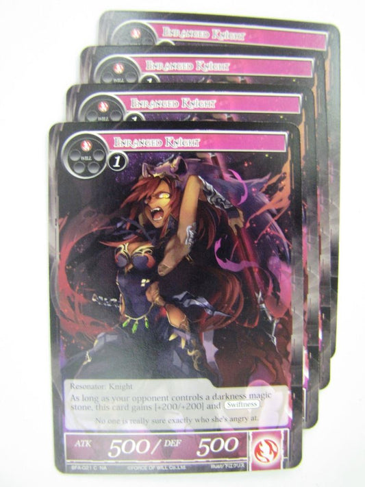 Force Of Will Cards:ENRAGED KNIGHT x4 # 13C60