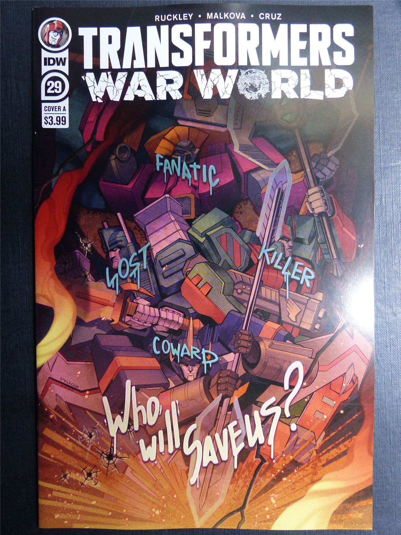 TRANSFORMERS: War World #29 - May 2021 - IDW Comics #7Z