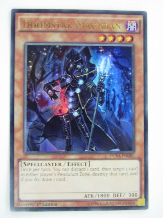 Yugioh Cards: DOOMSTAR MAGICIAN DUEA ULTRA RARE # 4B37