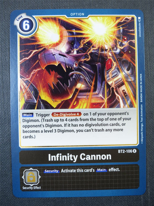 Infinity CannonBT2-106 R - Digimon Card #90K