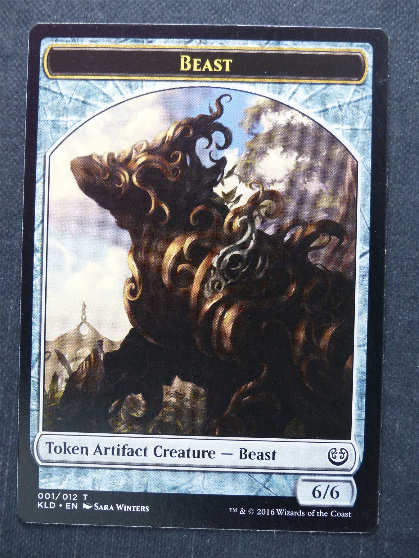 Beast Token - Mtg Magic Card #BB
