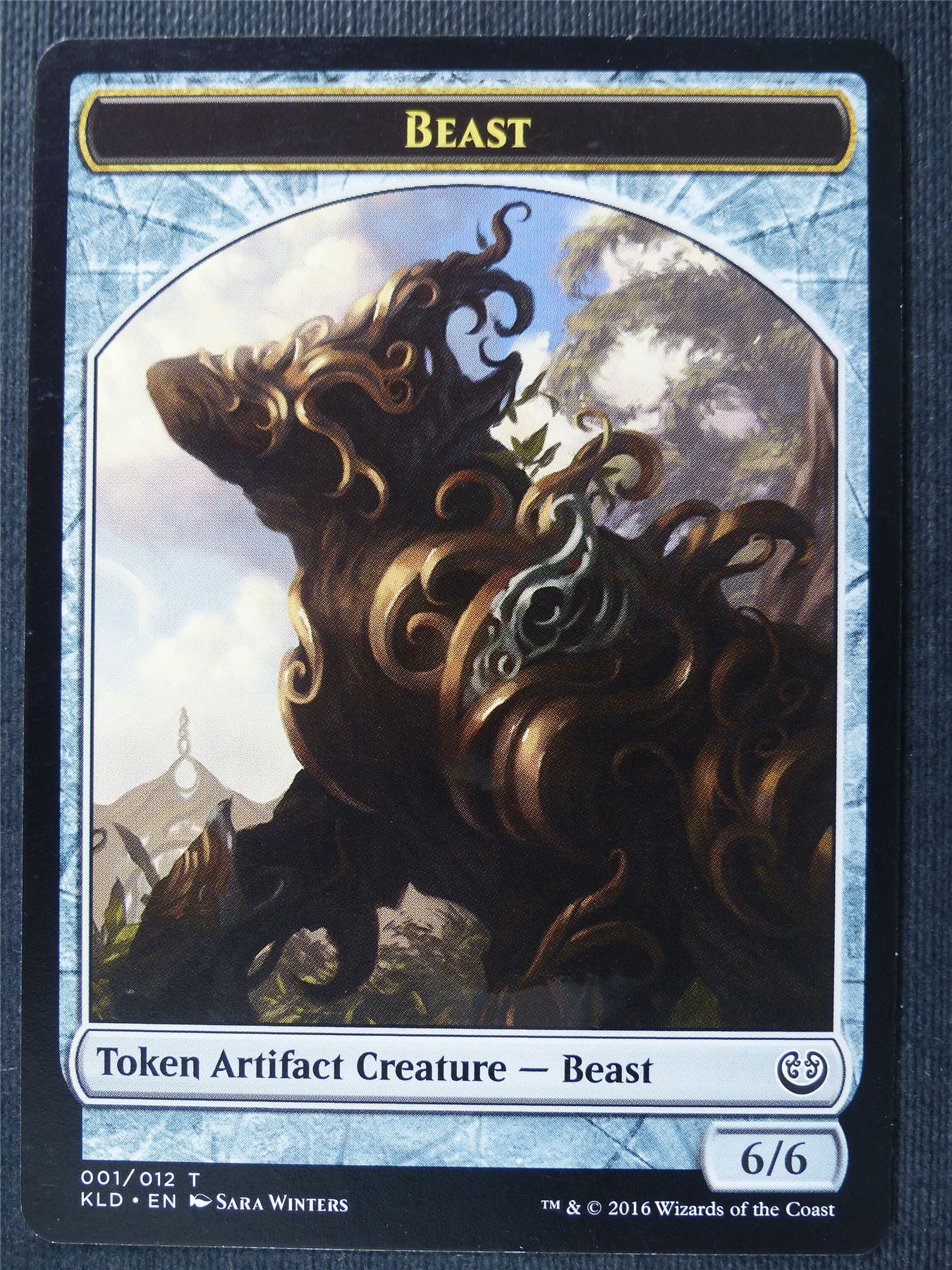 Beast Token - Mtg Card #1XA