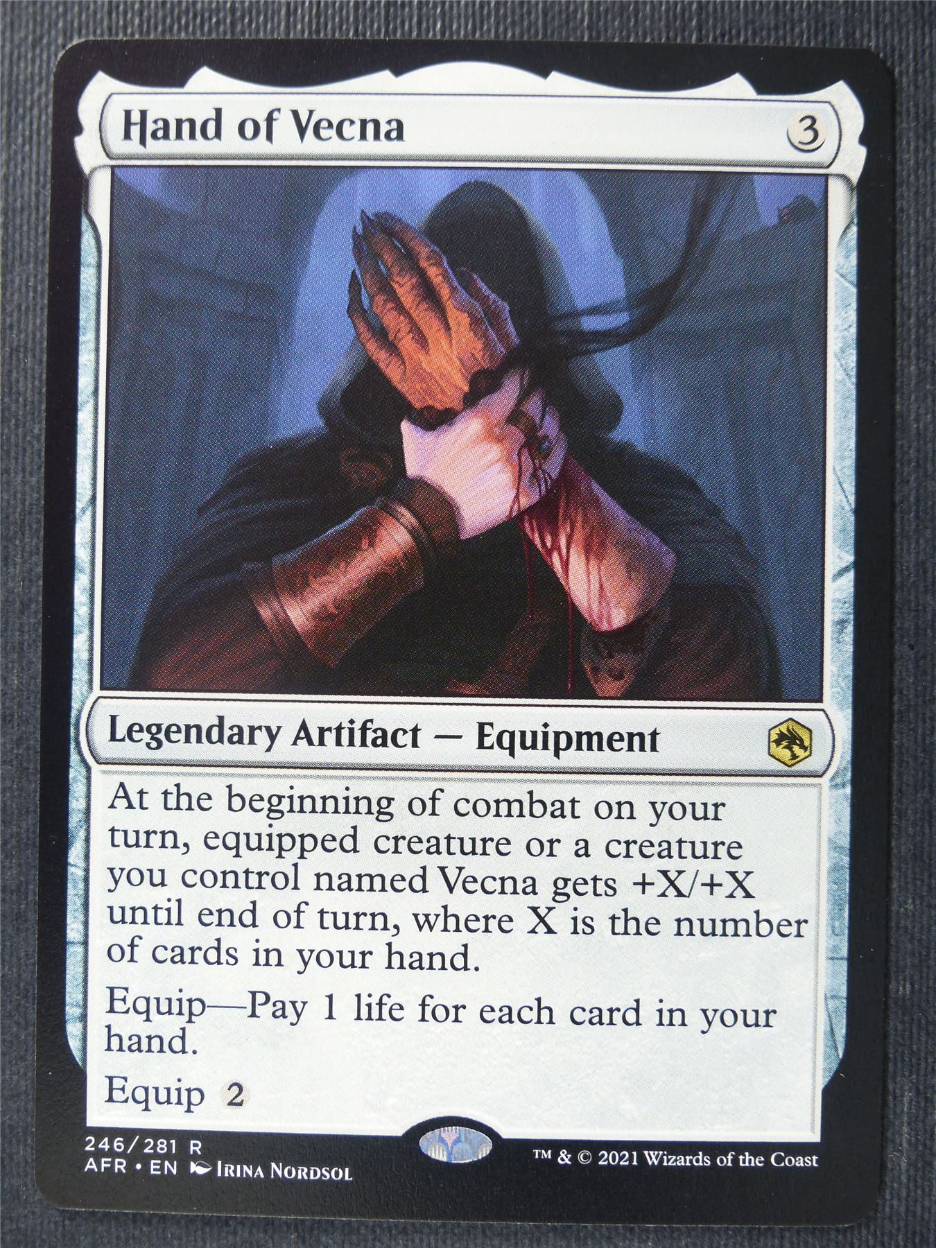 Hand of Vecna - AFR - Mtg Card #2AS