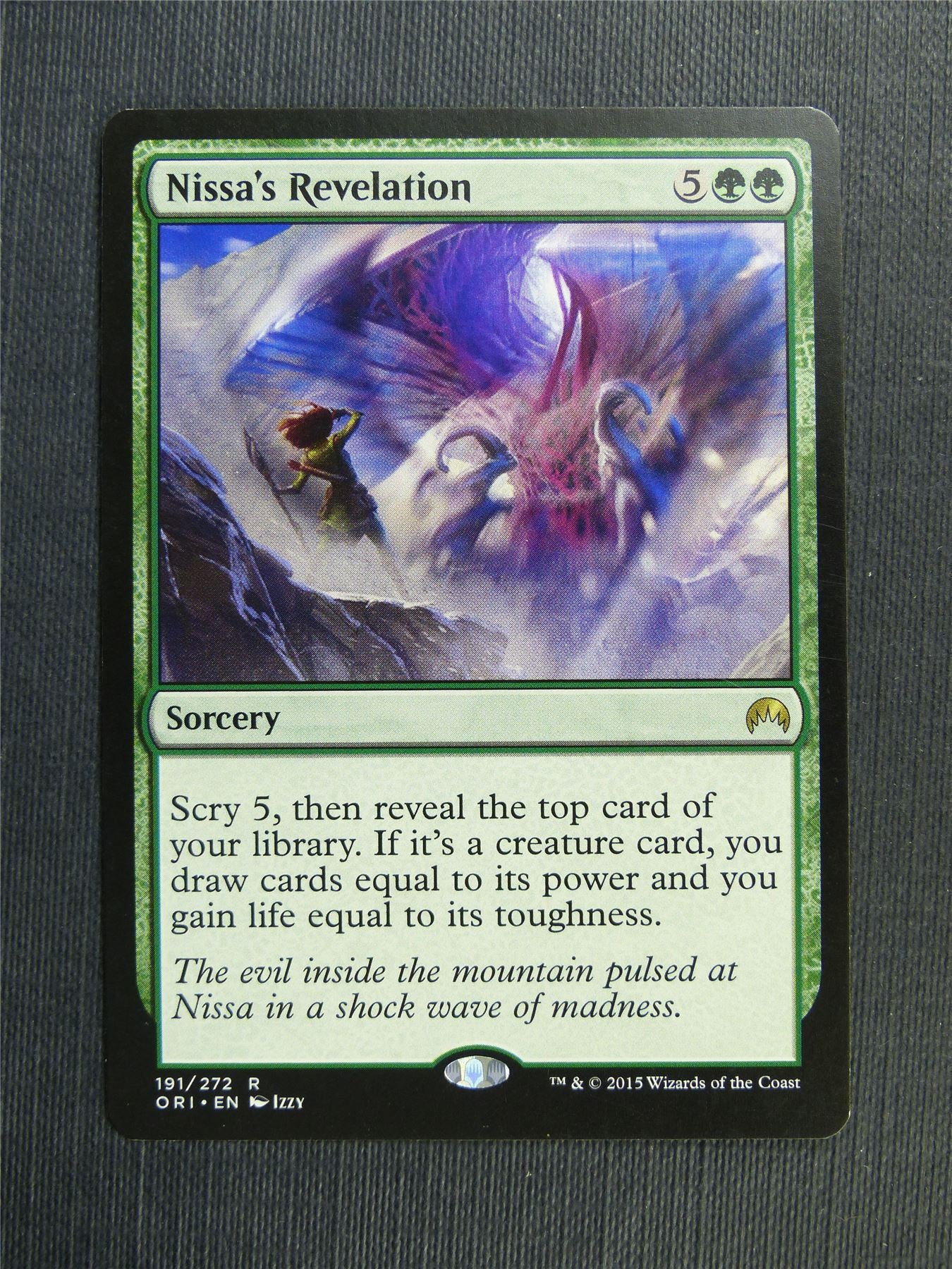 Nissa's Revelation - Mtg Magic Cards #3B0