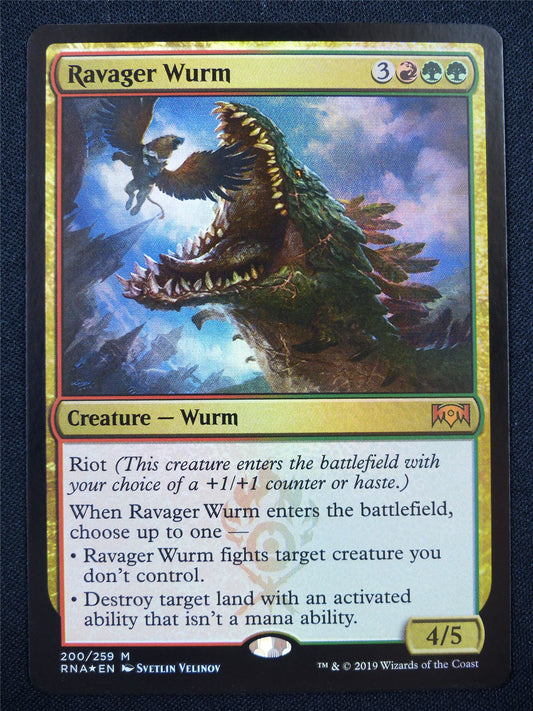 Ravager Wurm Foil - Mtg Card #1PX