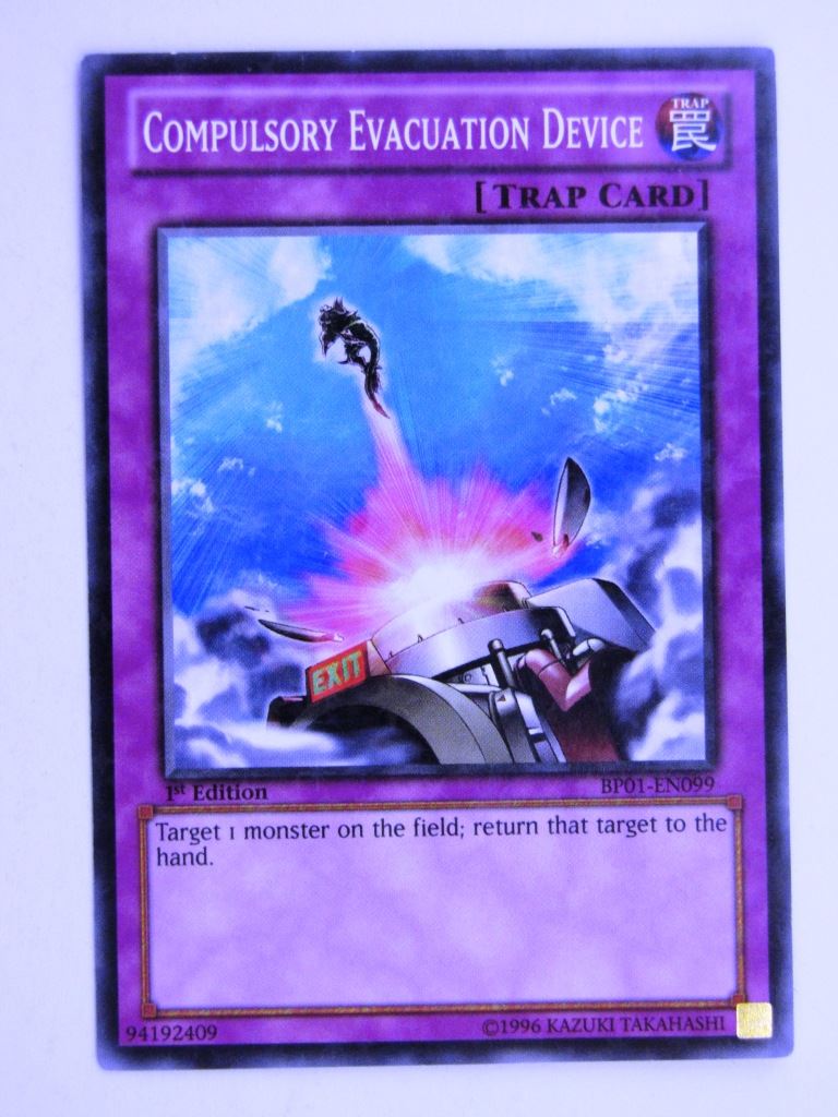 Yugioh Cards: COMPULSORY EVACUATION DEVICE BP01 # 28E5