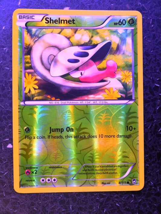 Pokemon Cards: SHELMET 8/111 REVERSE HOLLOW # 4G16