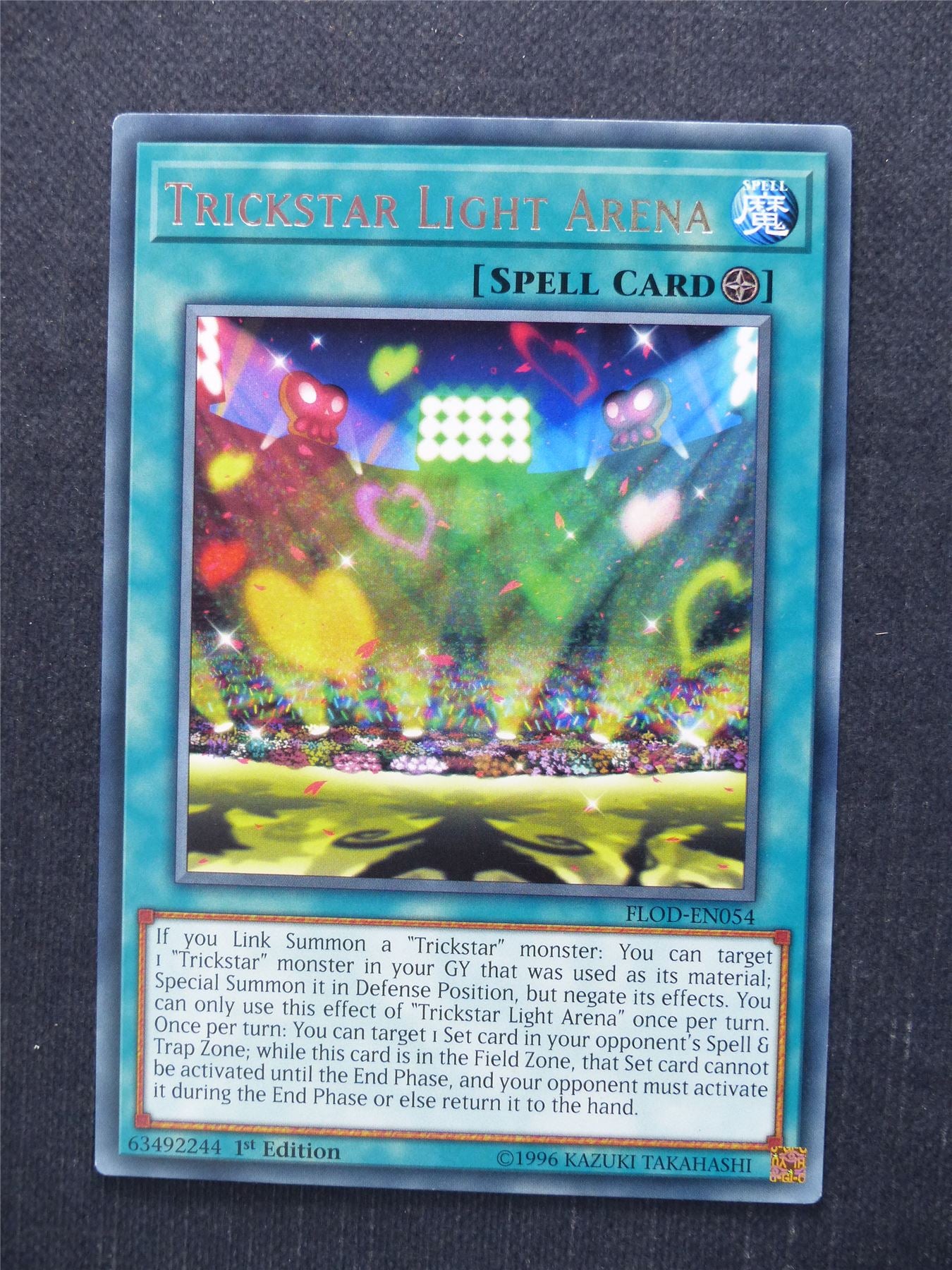 Trickstar Light Arena FLOD Rare - 1st ed - Yugioh Cards #MR