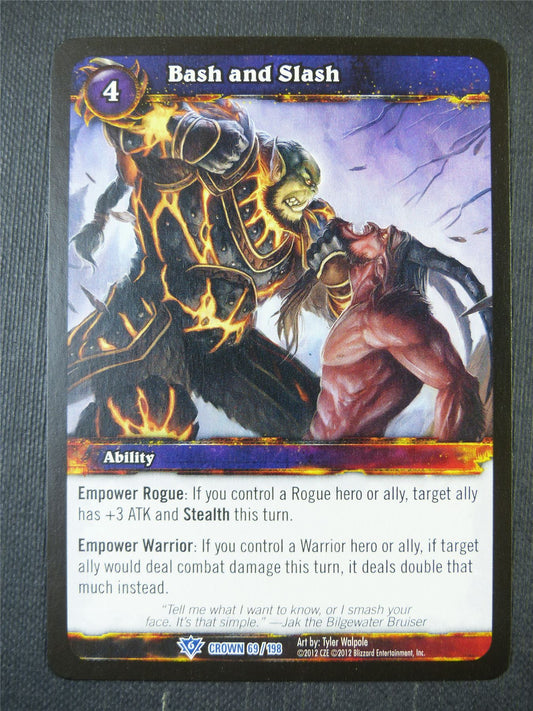 Bash and Slash 69/198 - WoW Card #18F