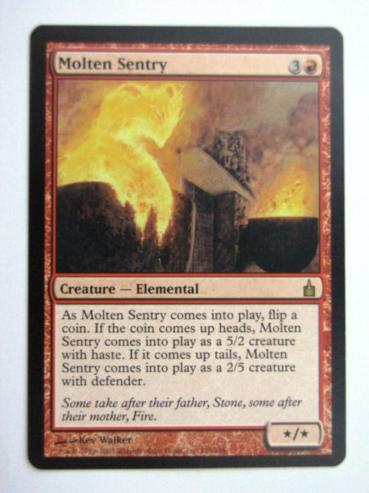 MTG Magic Played Cards: MOLTEN SENTRY # 26A94