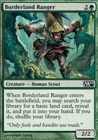 Mtg Magic Card: M10 : Borderland Ranger