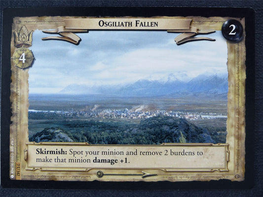 Osgiliath Fallen 7 U 342 - played - LotR Cards #I9