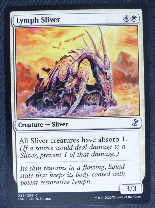 Lymph Sliver - Remastered - Mtg Magic Cards #XE