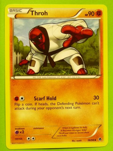 POKEMON B&W Emerging Powers - THROH 58/98