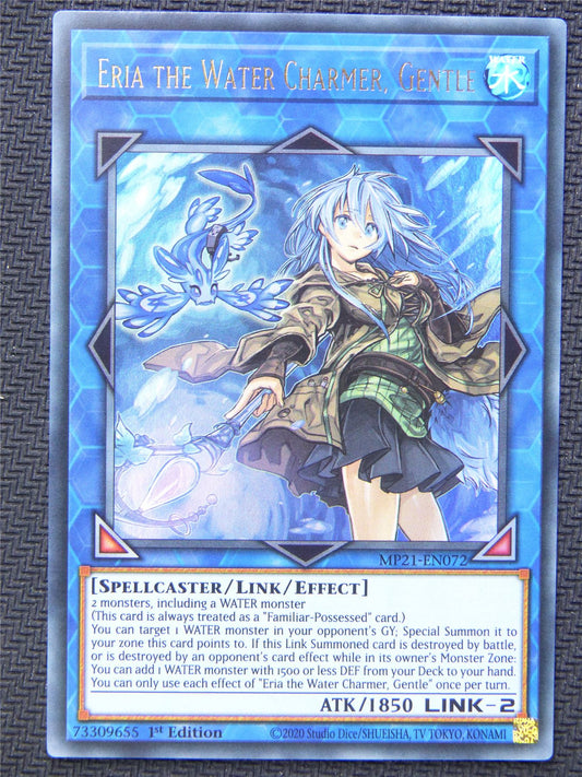 Eria the Water Charmer Gentle MP21 Ultra Rare 1st Ed - Yugioh Card #4MG