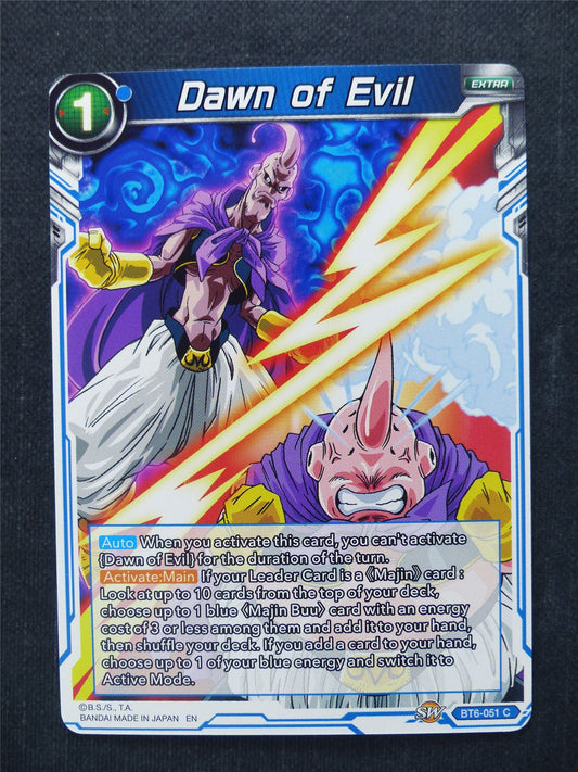 Dawn of Evil - Dragon Ball Super Cards #7L