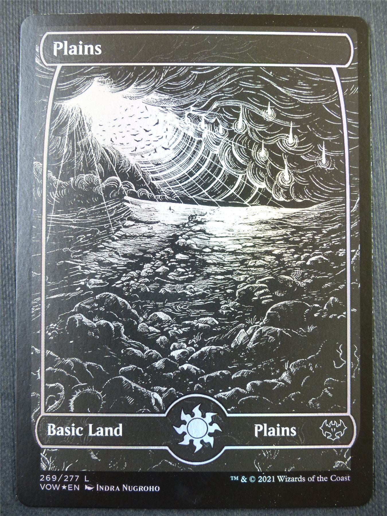 Plains 269/277 Full Art Foil - Mtg Card #308