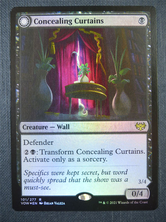 Concealing Curtains Foil - Mtg Card #7ZP