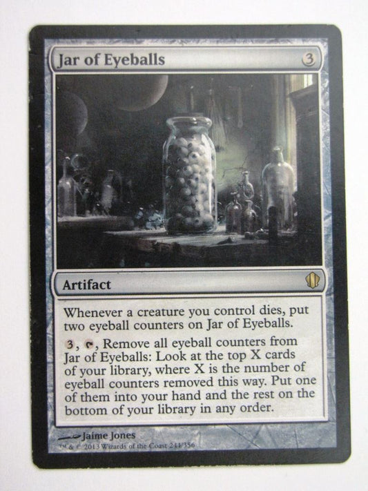 MTG Magic Played Cards: JAR OF EYEBALLS # 26A53