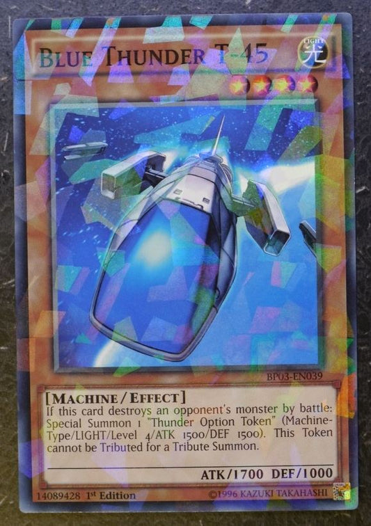 Yugioh Cards: BLUE THUNDER T-45 BP03 MOSAIC RARE # 2J95