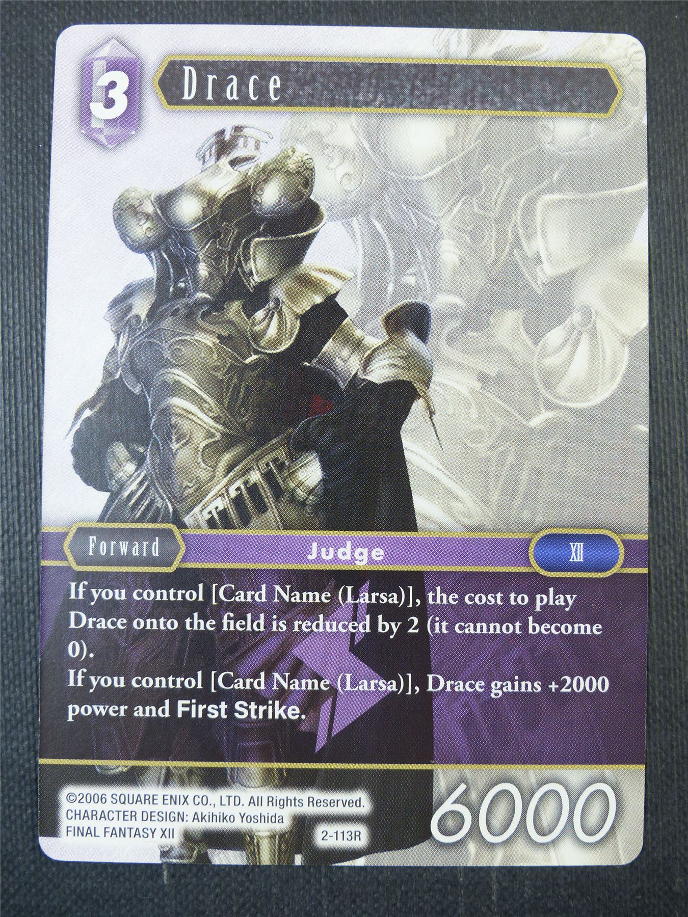 Drace 2-113R - Final Fantasy Card #9D8