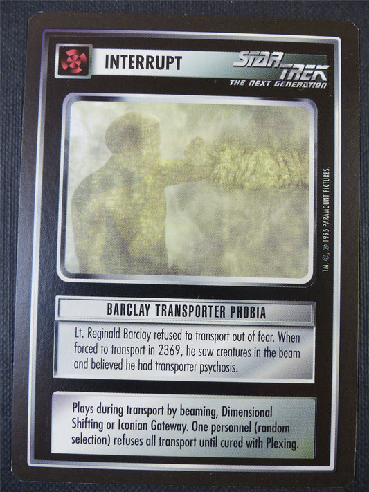 Barclay Transporter Phobia - NG - Star Trek Card #68I