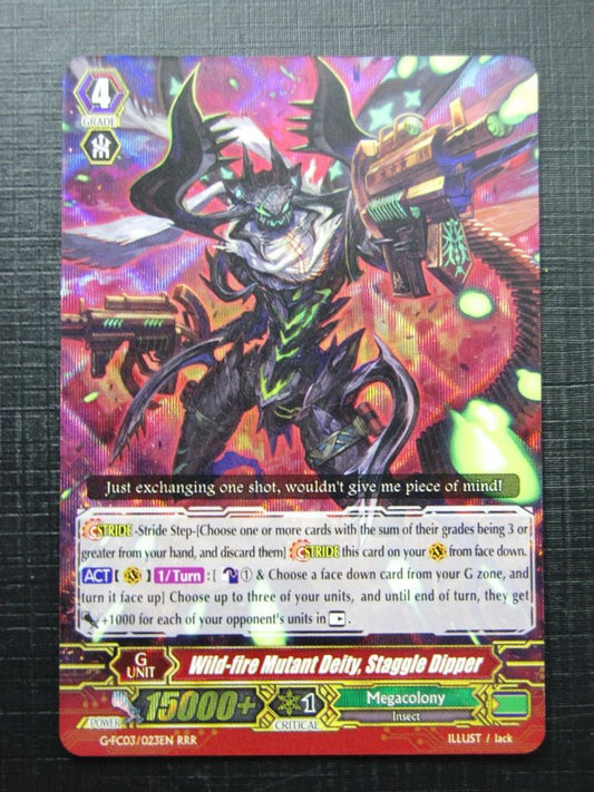 Vanguard Cards: WILD-FIRE MUTANT DEITY, STAGGLE DIPPER G-FC03 RRR # 17G7