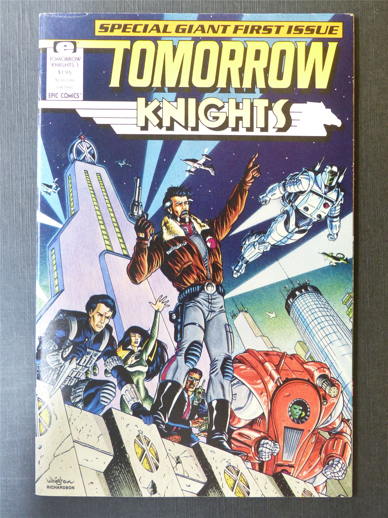 TOMORROW Knights #1 - Epic Comics #2JK