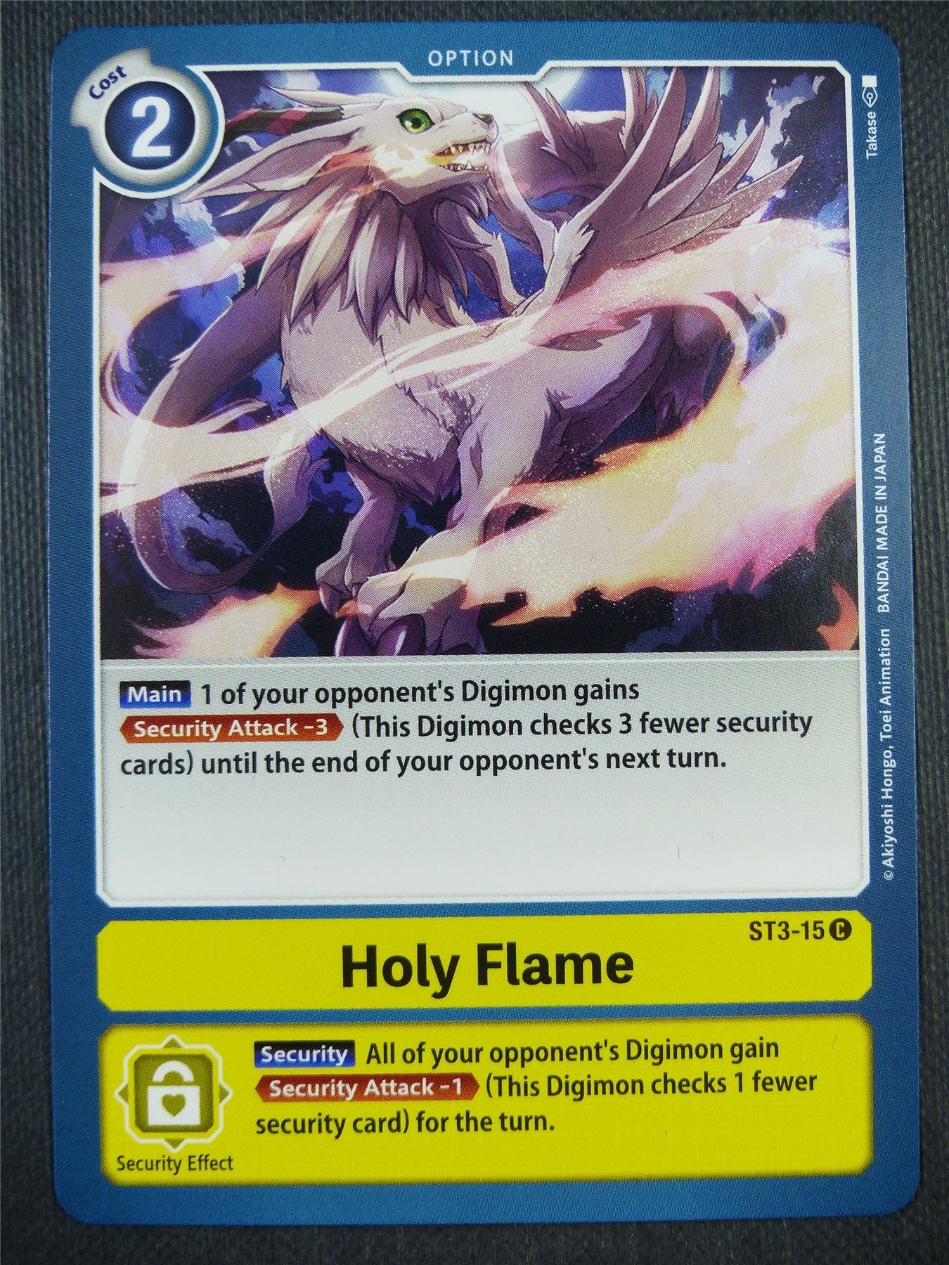 Holy Flame ST3-15 - Digimon Card #9D3