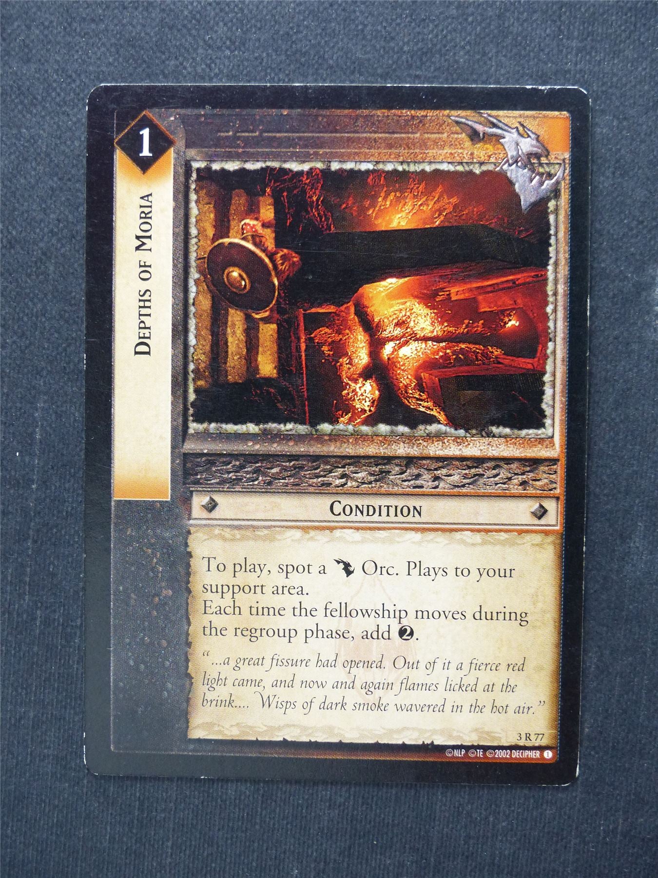 Depths of Moria 3 R 77 - LotR Cards #55