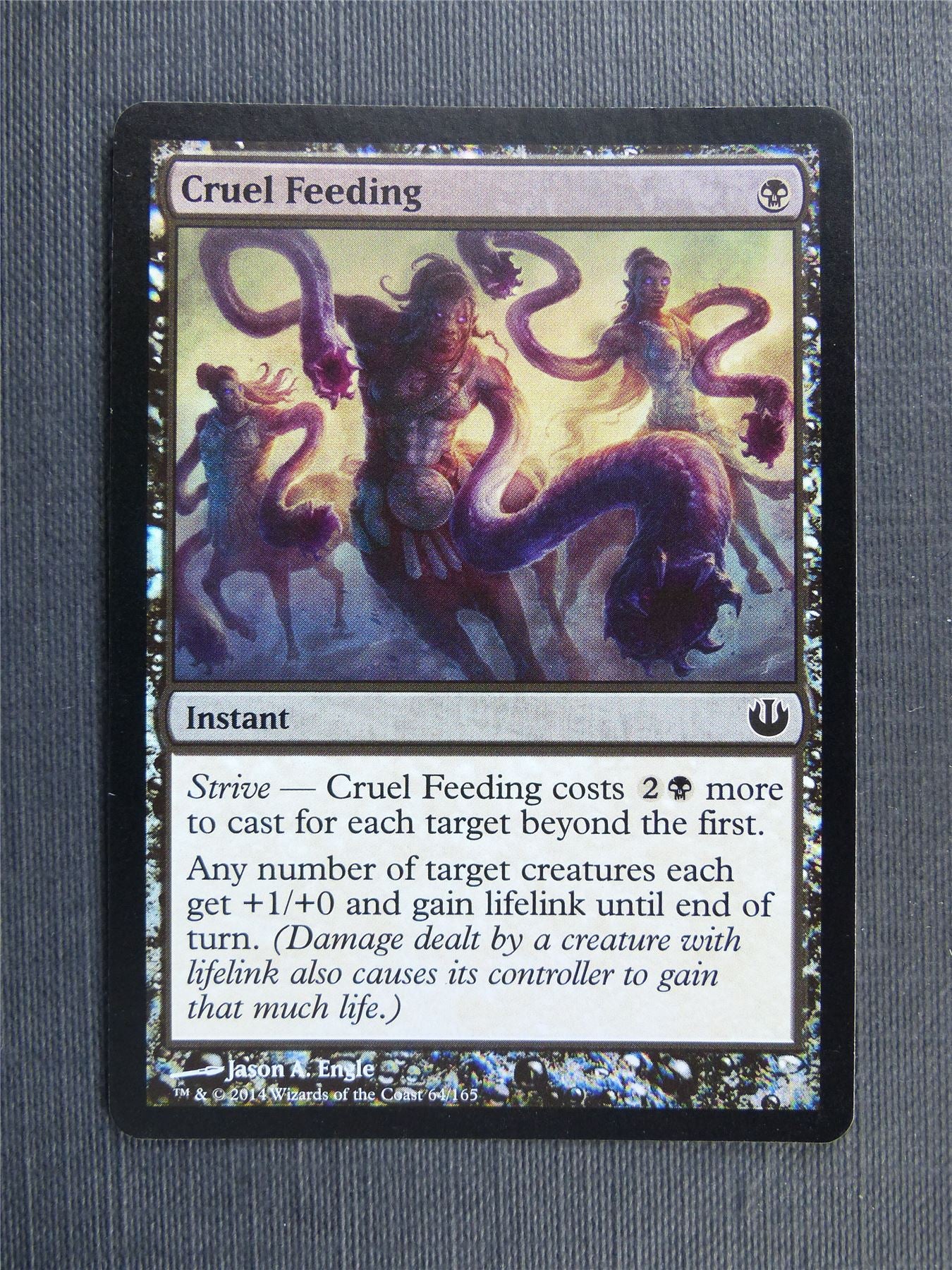 Cruel Feeding Foil - Mtg Magic Cards #3E9
