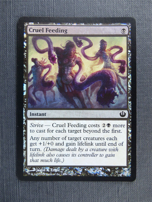 Cruel Feeding Foil - Mtg Magic Cards #3E9