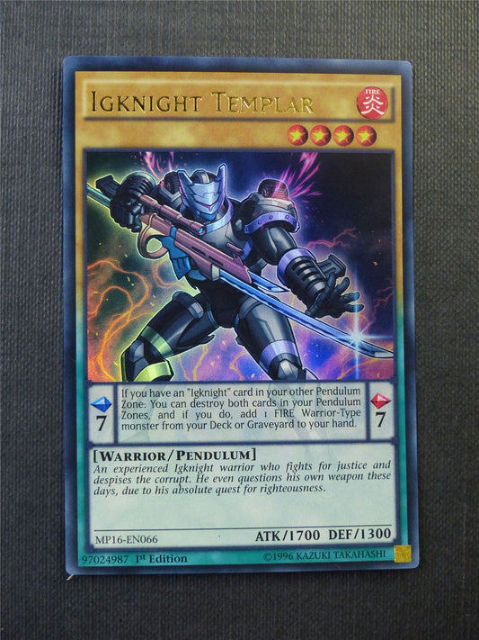 Igknight Templar MP16 Ultra Rare - 1st ed - Yugioh Cards #121