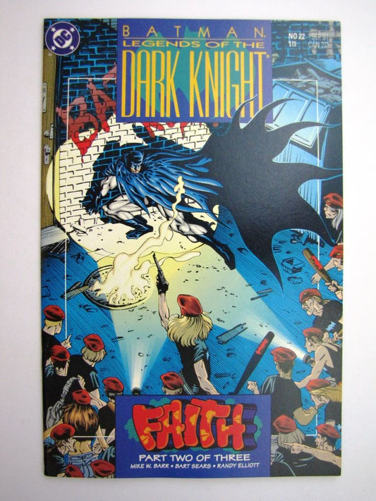 DC Comics: LEGENDS OF THE DARK KNIGHT #22 SEPTEMBER 1991 # 24F24