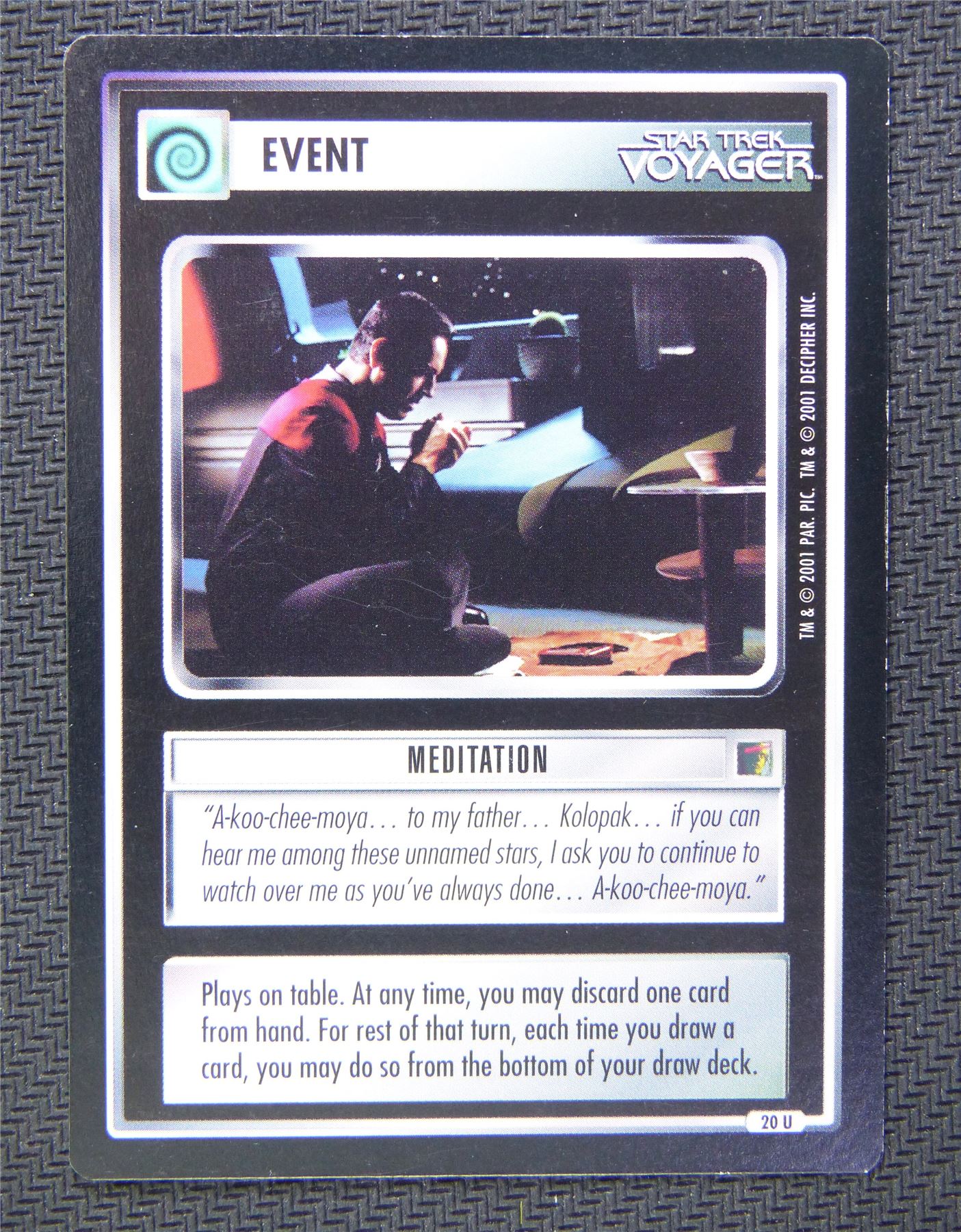 Event Meditation - Star Trek CCG Voyager #556