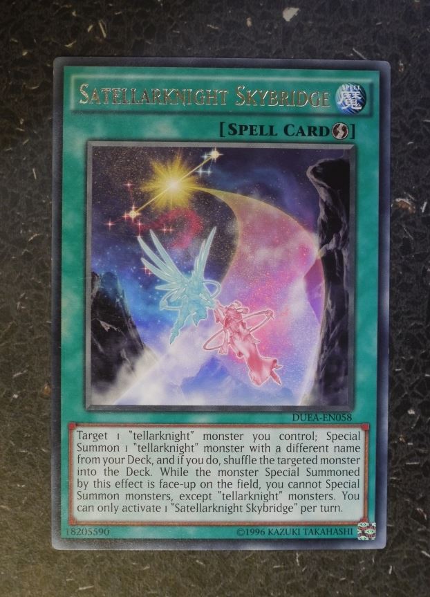 YuGiOh Cards: SATELLARKNIGHT SKYBRIDGE DUEA RARE # G24