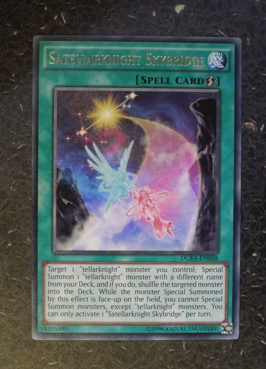 YuGiOh Cards: SATELLARKNIGHT SKYBRIDGE DUEA RARE # G24