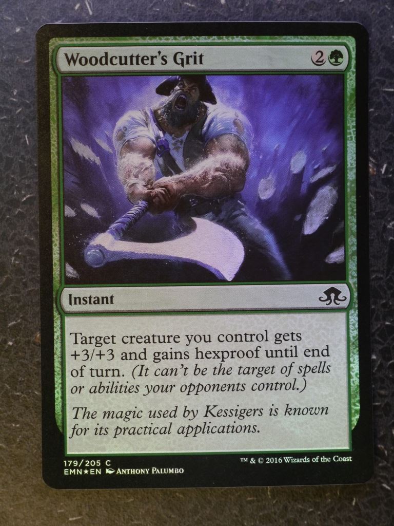 MTG Magic Cards: WOODCUTTER'S GRIT # 7J84