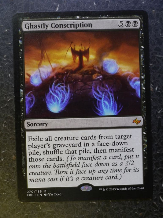 MTG Magic Cards: GHASTLY CONSCRIPTION # 6E36
