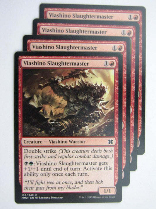 MTG MODERN MASTERS TWO: VIASHINO SLUAGHTERMASTER x4 # 28C5
