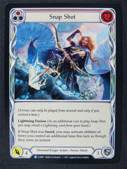 Snap Shot R Red - 1st Ed Tales of Aria - Flesh and Blood