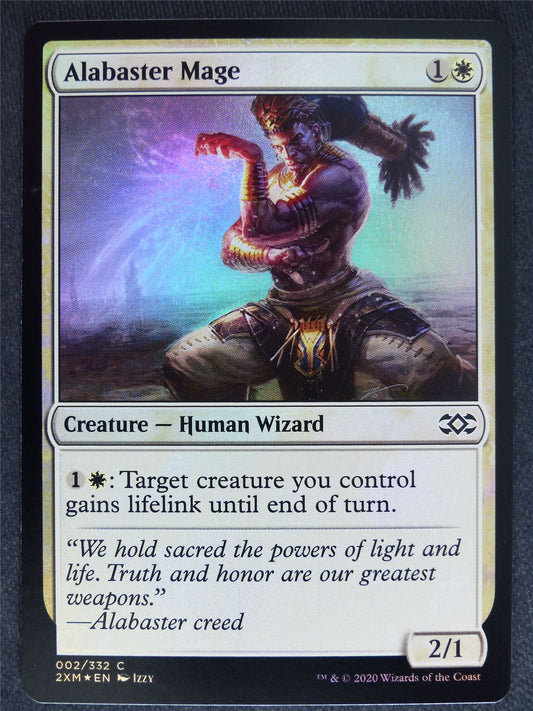 Alabaster Mage Foil - Double Masters - Mtg Magic Cards #3O