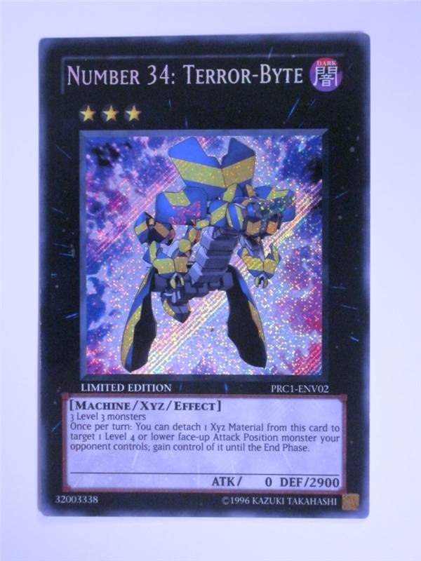 YUGIOH yu-gi-oh CCG - NUMBER 34: TERROR-BYTE PRC1