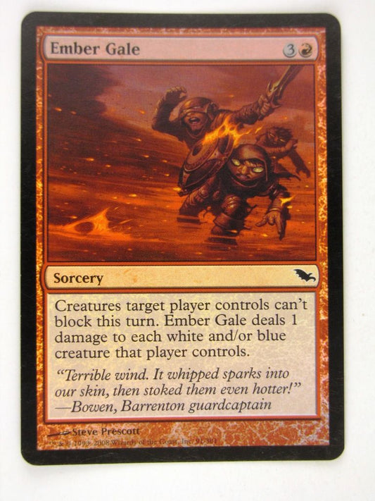 Mtg FOIL - EMBER GALE - played