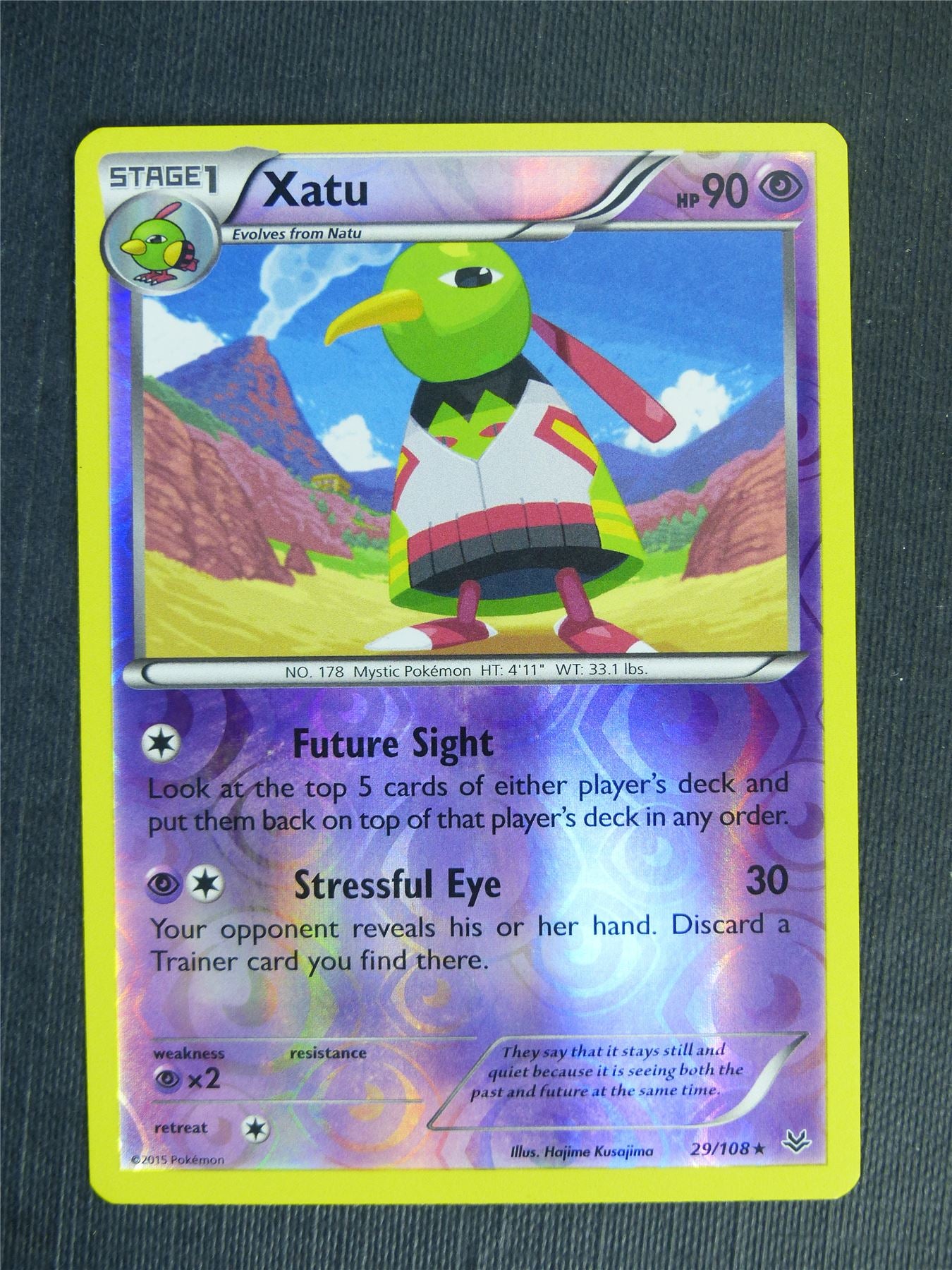 Xatu 29/108 Reverse Holo - Pokemon Cards #2HG