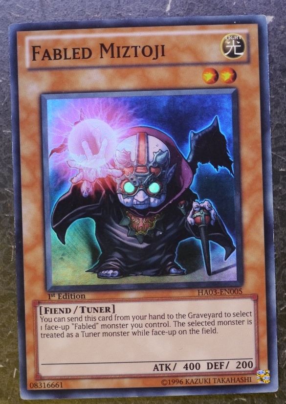 Yugioh Cards: FABLED MIZTOJI HA03 SUPER RARE # 2I92