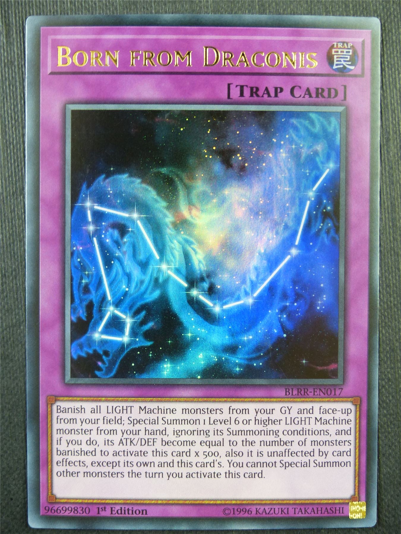 Born From Dragons BLRR Ultra Rare - 1st ed Yugioh Card #9CE