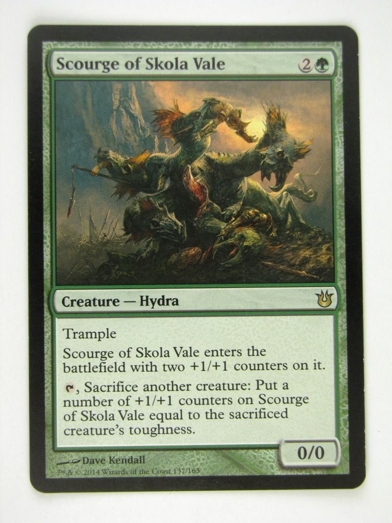 MTG played Cards: SCOURGE OF SKOLA VALE # 13G35