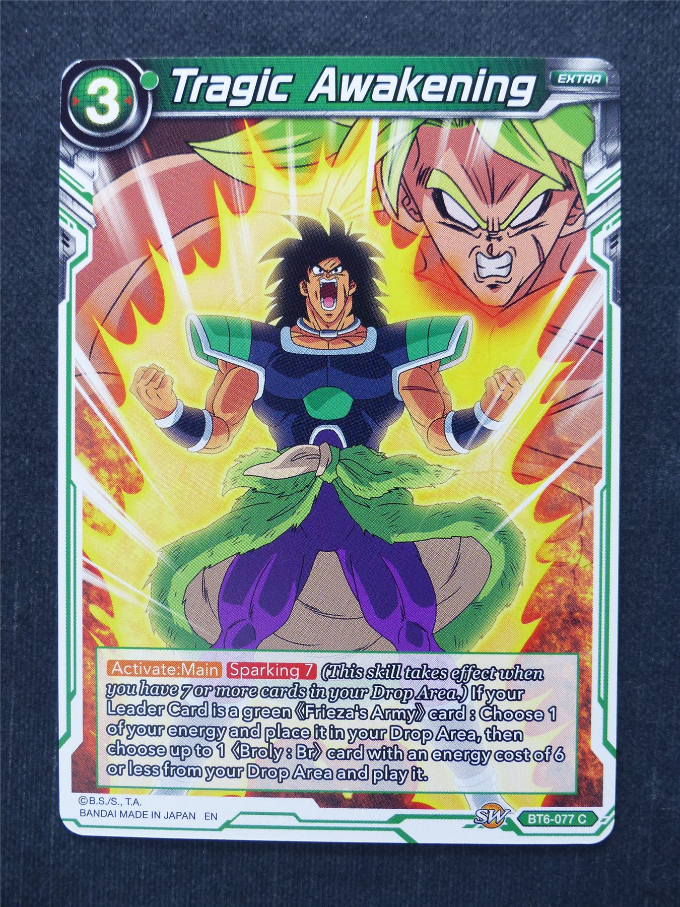 Tragic Awakening - Dragon Ball Super Cards #9F